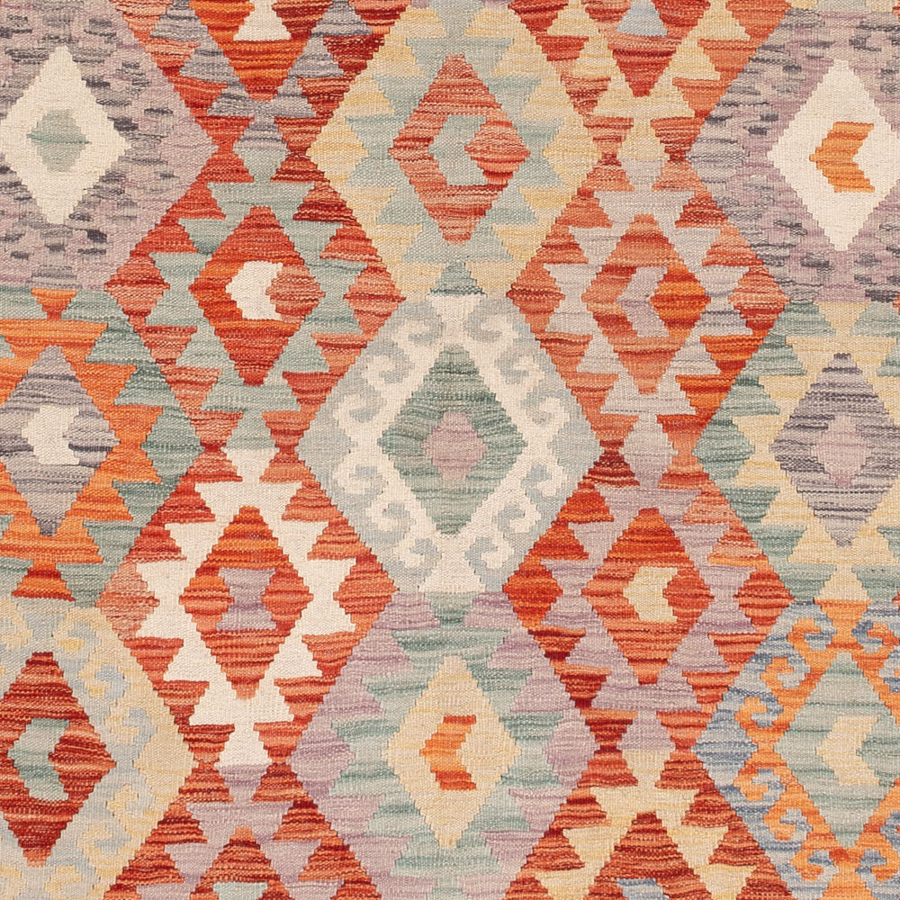 Kelim Teppich - Splash - 242 x 184 cm - bunt