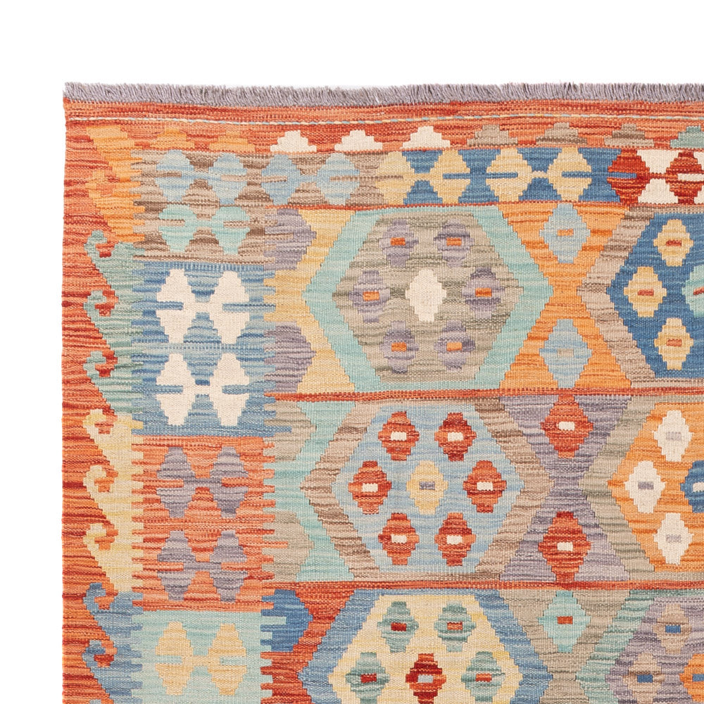 Kelim Teppich - Splash - 248 x 176 cm - bunt
