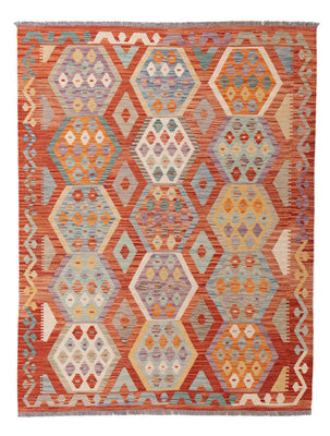 Kelim Teppich - Splash - 192 x 150 cm - bunt