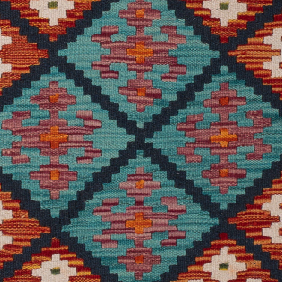 Kelim Teppich - Splash - 145 x 100 cm - bunt