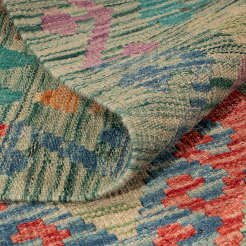 Kelim Teppich - Splash - 167 x 106 cm - bunt