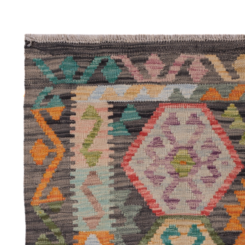 Kelim Teppich - Splash - 156 x 105 cm - bunt