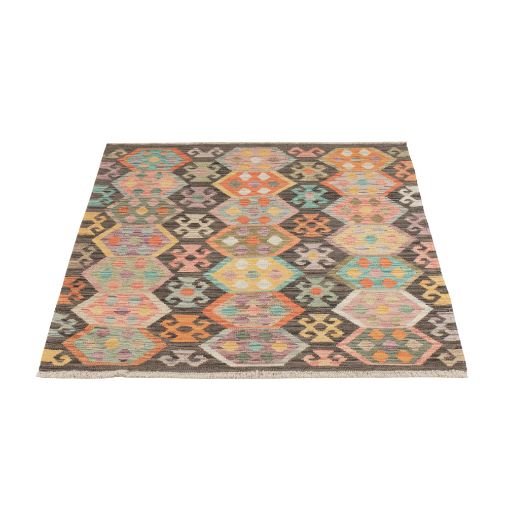 Kelim Teppich - Splash - 151 x 104 cm - bunt