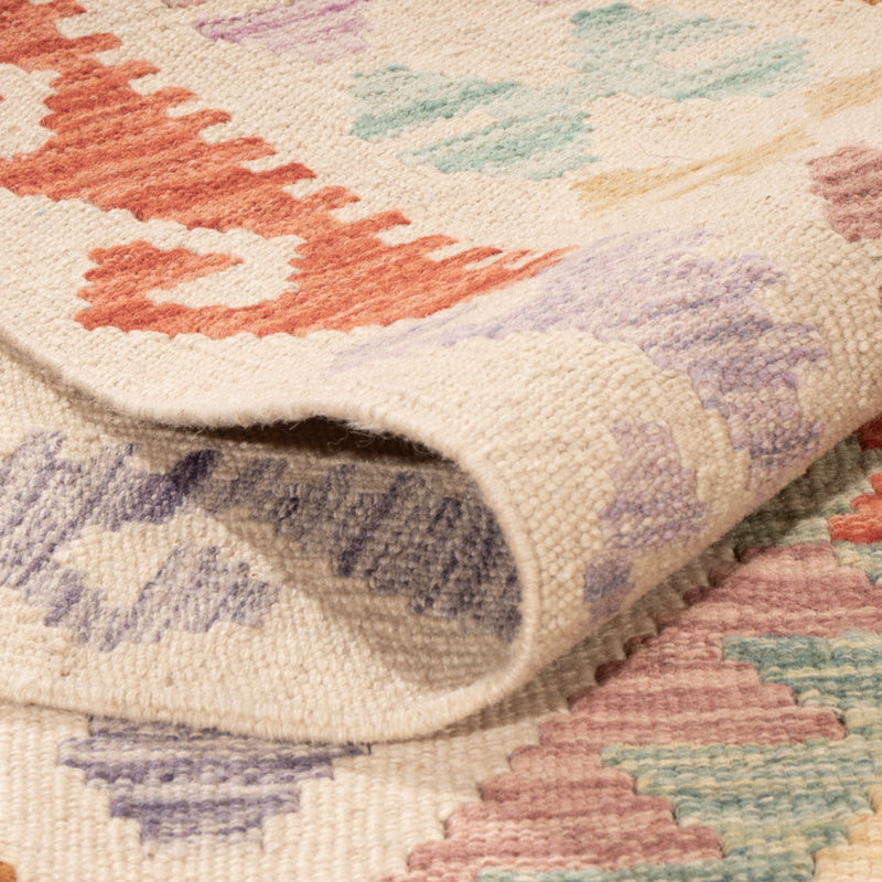 Kelim Teppich - Splash - 253 x 174 cm - bunt