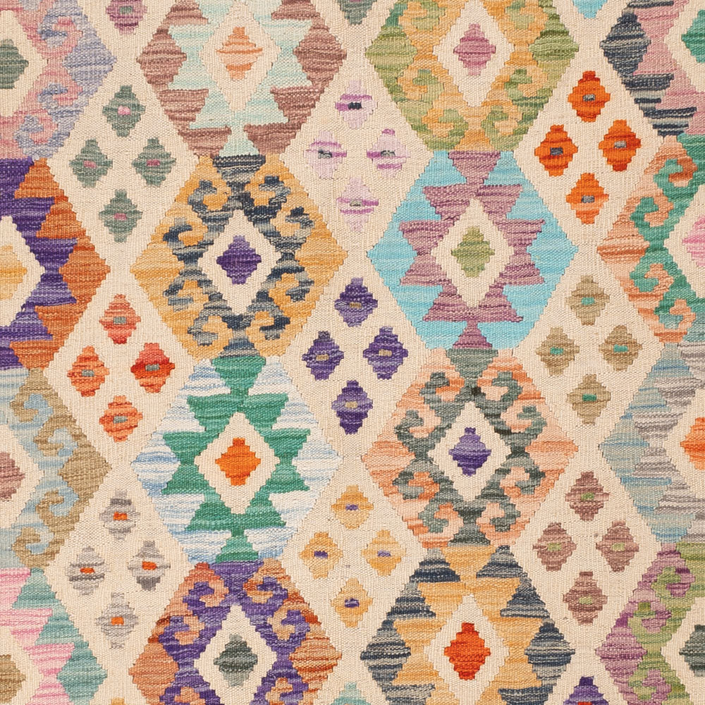 Kelim Teppich - Splash - 241 x 171 cm - bunt