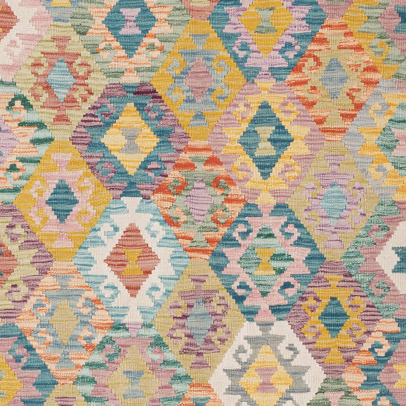 Kelim Teppich - Splash - 241 x 182 cm - bunt