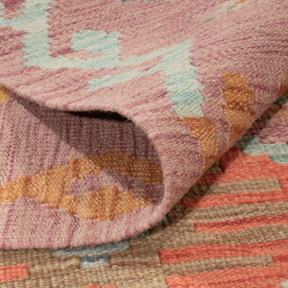 Kelim Teppich - Splash - 246 x 174 cm - bunt