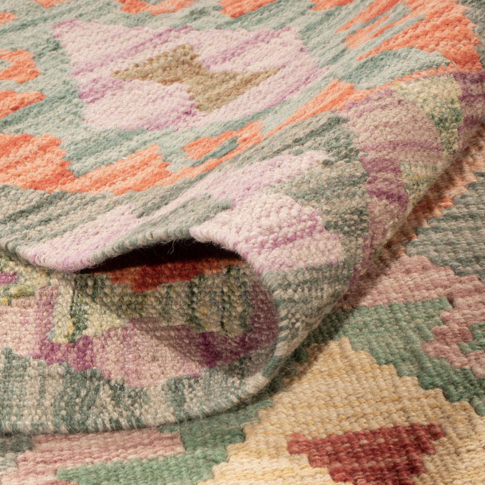 Kelim Teppich - Splash - 252 x 180 cm - bunt