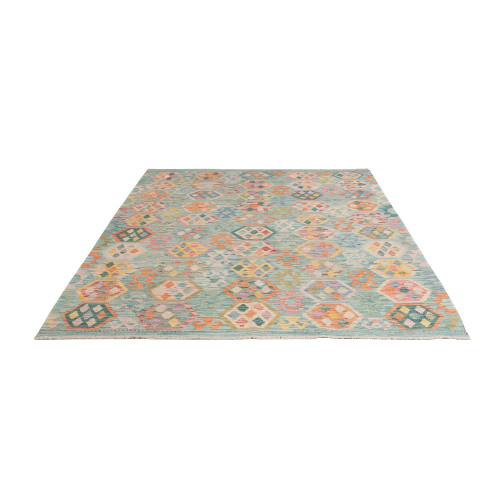 Kelim Teppich - Splash - 248 x 177 cm - bunt