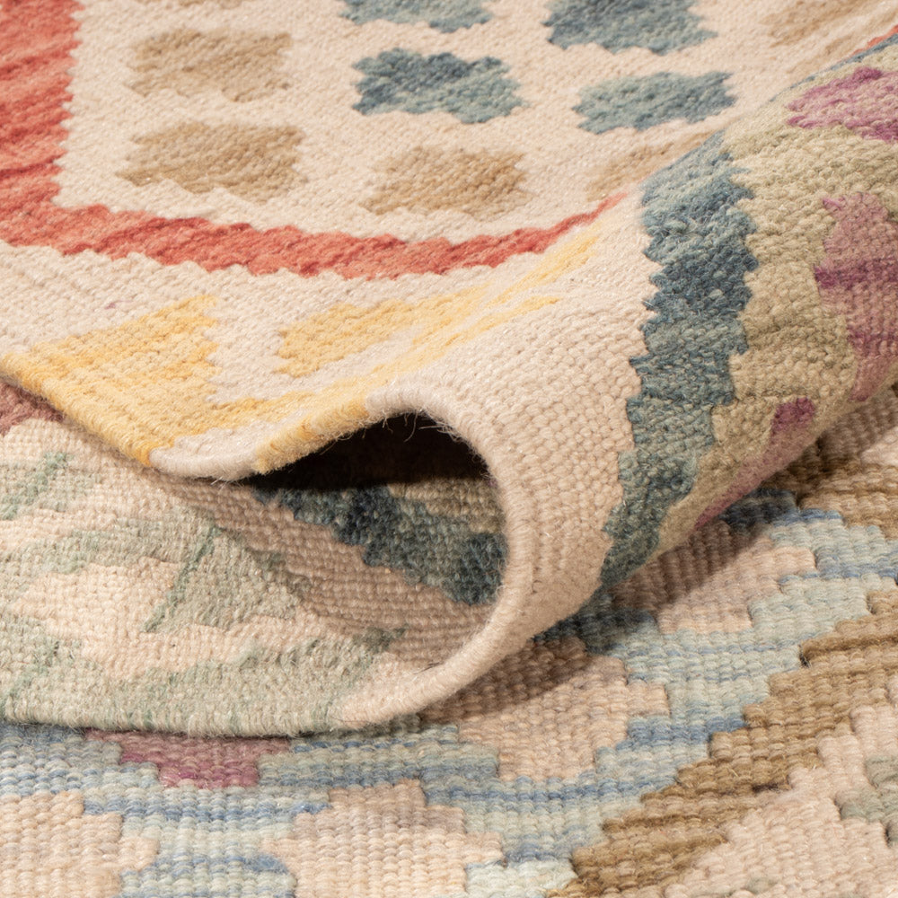 Kelim Teppich - Splash - 235 x 176 cm - bunt