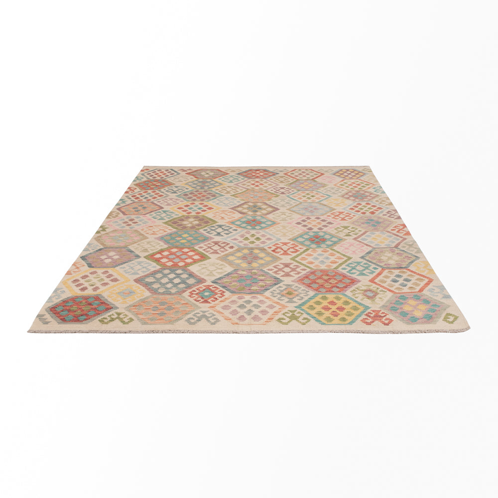 Kelim Teppich - Splash - 235 x 176 cm - bunt