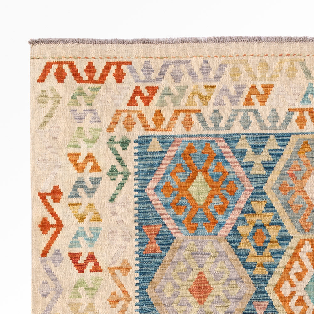 Kelim Teppich - Splash - 241 x 178 cm - bunt