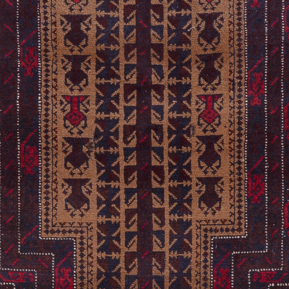 Baluch-matta - 155 x 90 cm - flerfärgad