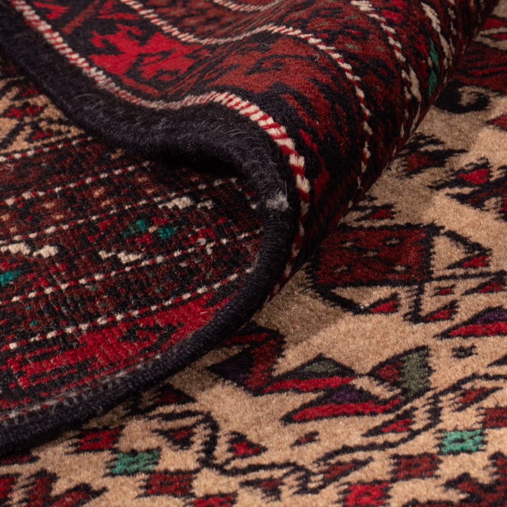 Belutsch Teppich - 156 x 93 cm - creme