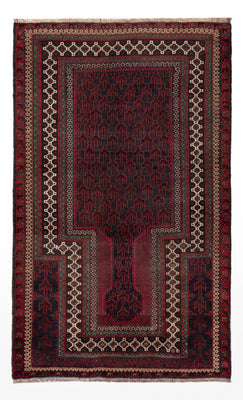 Belutsch Teppich - 152 x 88 cm - rot