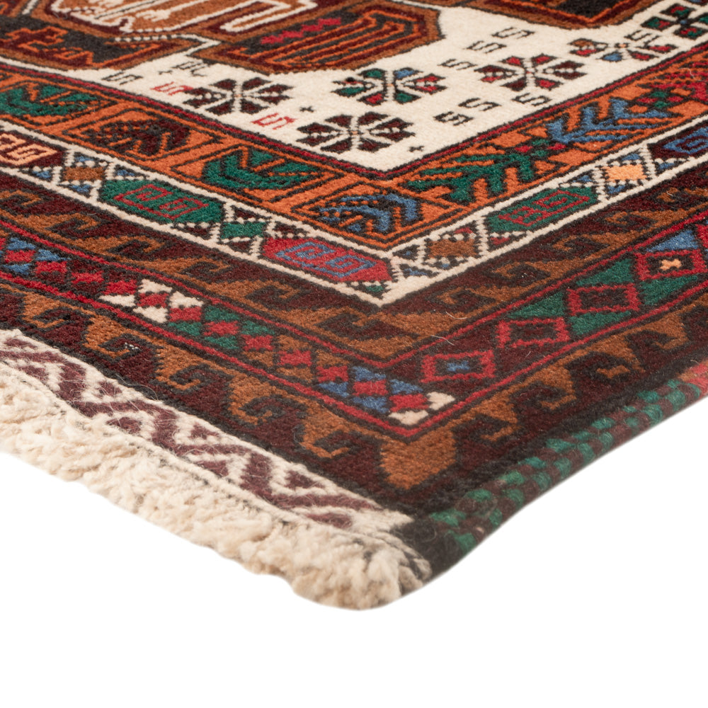 Baluch-matta - 140 x 90 cm - grädde