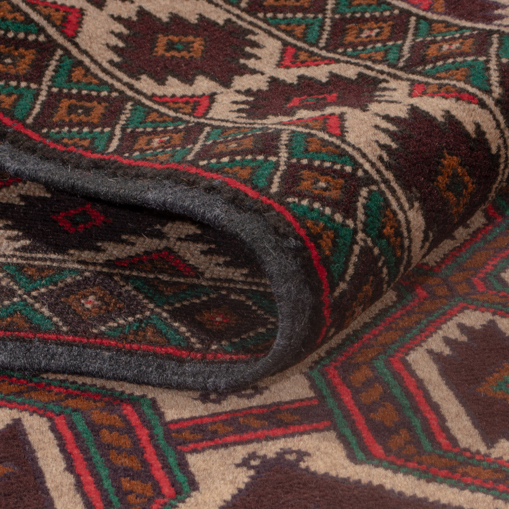 Baluch-matta - 140 x 90 cm - flerfärgad