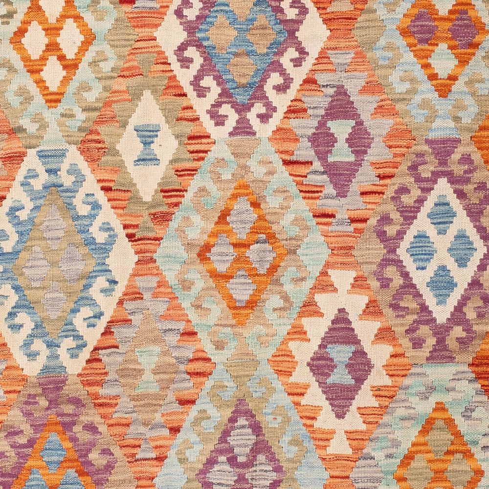 Kelim Teppich - Splash - 255 x 178 cm - bunt