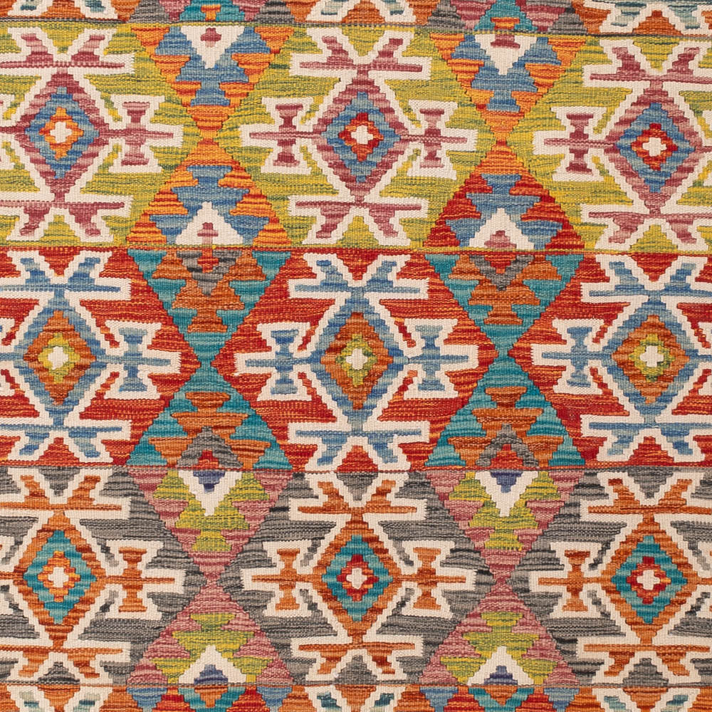Kelim Teppich - Splash - 250 x 174 cm - bunt