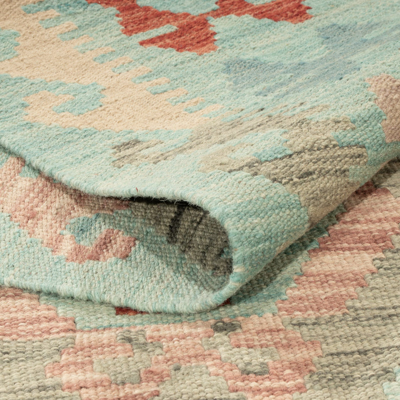 Kelim Teppich - Splash - 196 x 147 cm - bunt