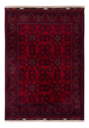 Afghan Teppich - Royal - 141 x 100 cm - rot