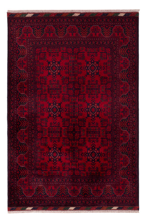 Afghan Teppich - Royal - 146 x 100 cm - rot