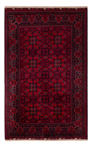 Afghan Teppich - Royal - 158 x 100 cm - rot