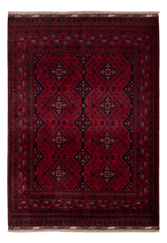 Afghan Teppich - Royal - 145 x 103 cm - rot