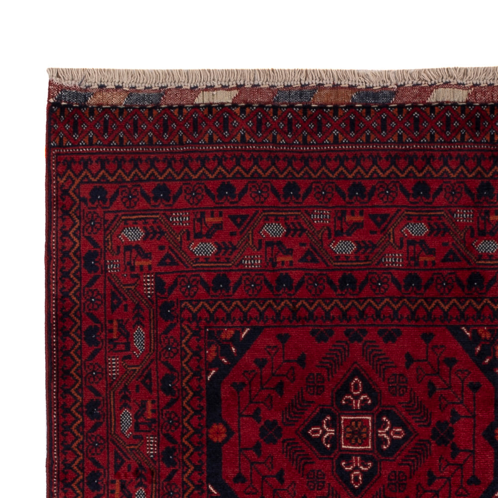 Afghansk matta - Kungliga - 145 x 103 cm - röd