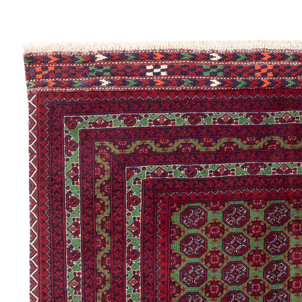 Afghansk matta - Kungliga - 142 x 97 cm - grön
