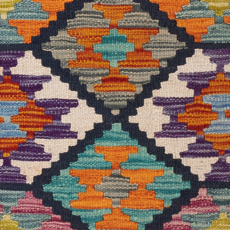 Kelim Teppich - Splash - 143 x 101 cm - bunt