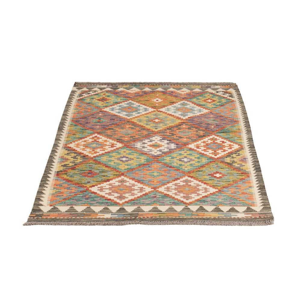 Kelim Teppich - Splash - 150 x 104 cm - bunt