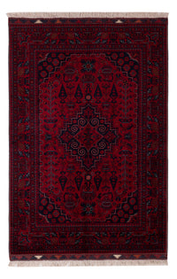 Afghan Teppich - Royal - 150 x 100 cm - rot