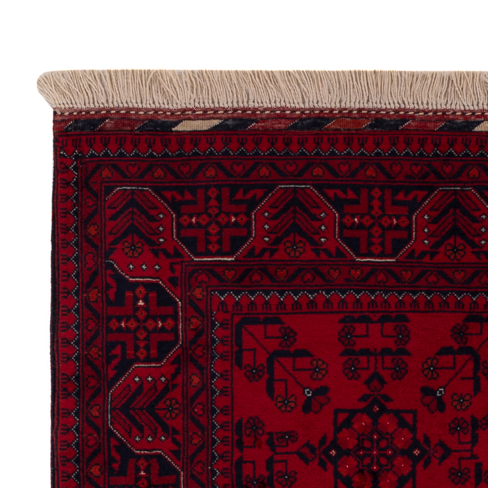 Afghansk matta - Kungliga - 147 x 101 cm - röd