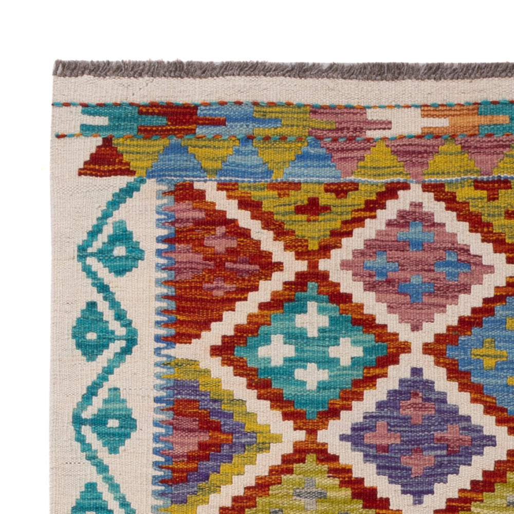 Kelim Teppich - Splash - 144 x 102 cm - bunt