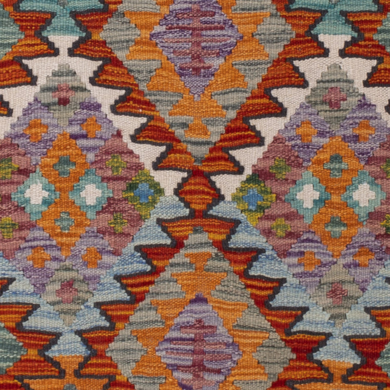 Kelim Teppich - Splash - 155 x 99 cm - bunt