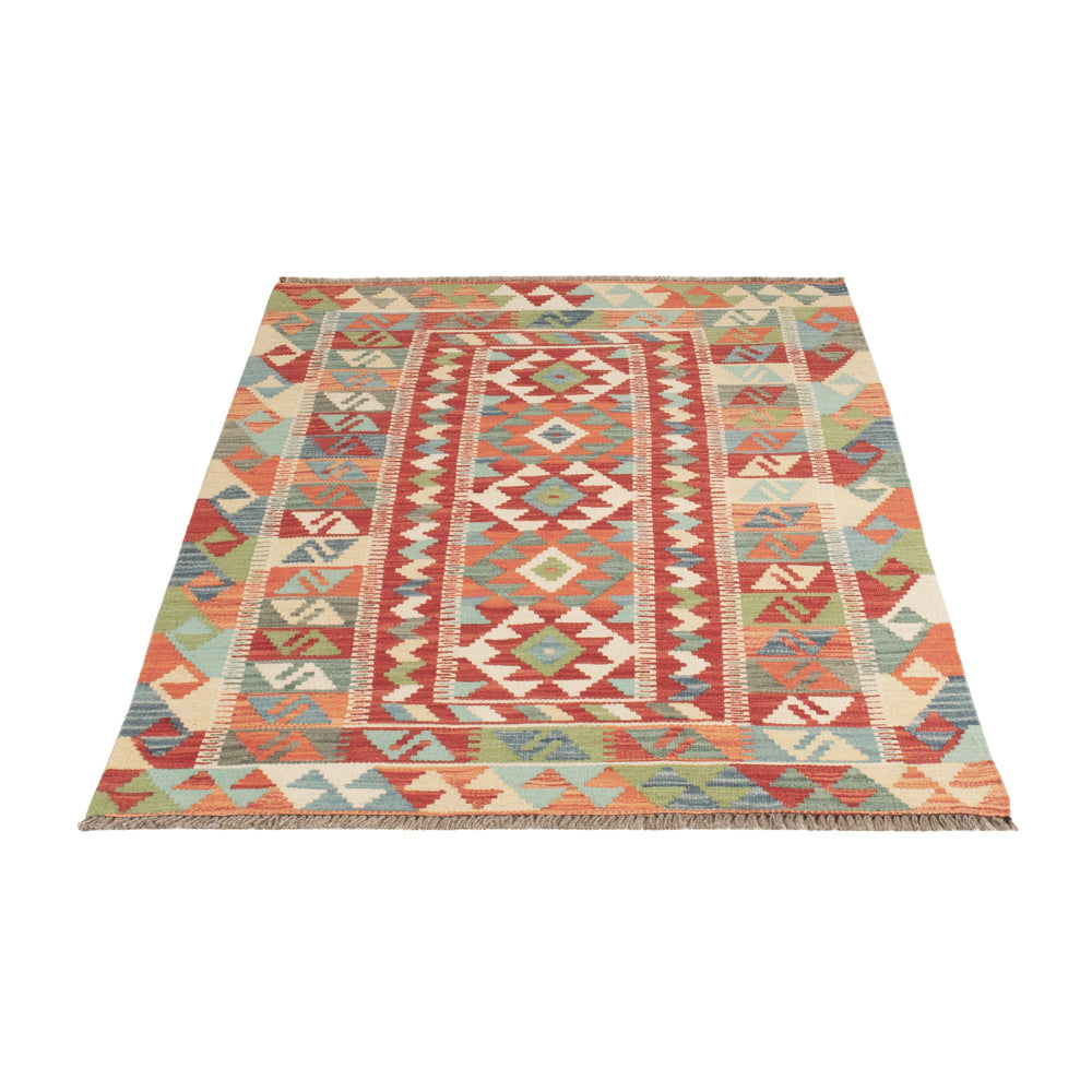 Kelim Teppich - Splash - 145 x 99 cm - bunt