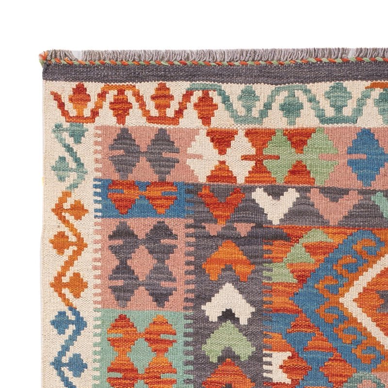 Kelim Teppich - Splash - 150 x 101 cm - bunt