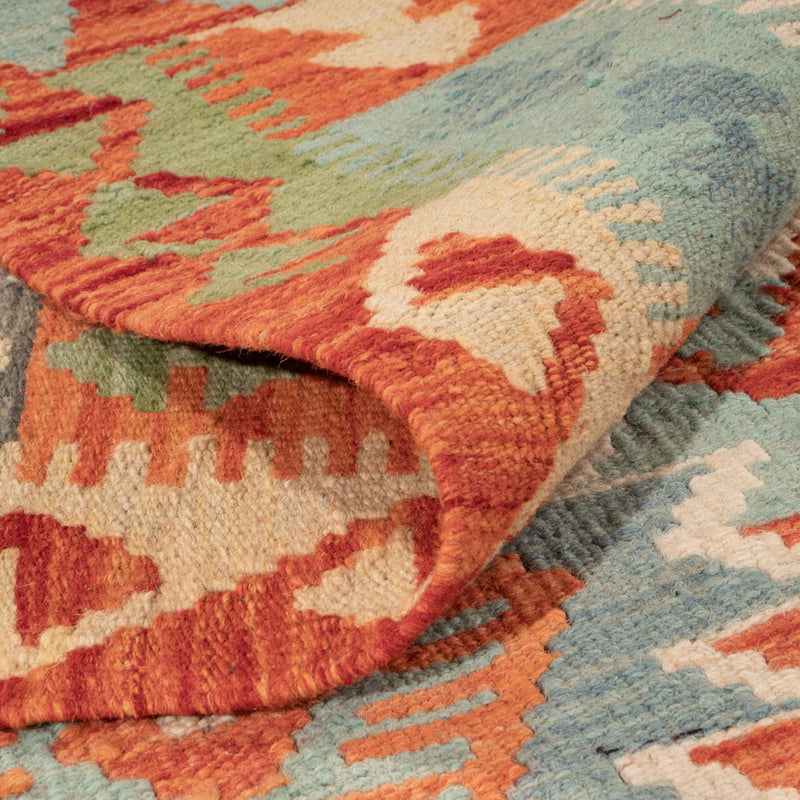 Kelim Teppich - Splash - 155 x 103 cm - bunt