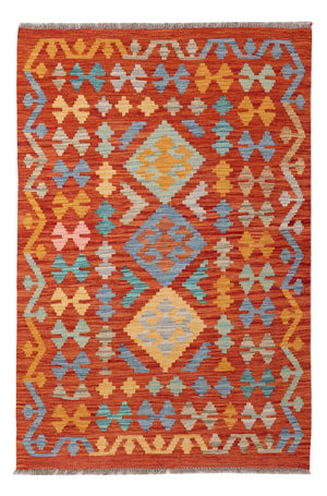 Kelim Teppich - Splash - 150 x 100 cm - bunt