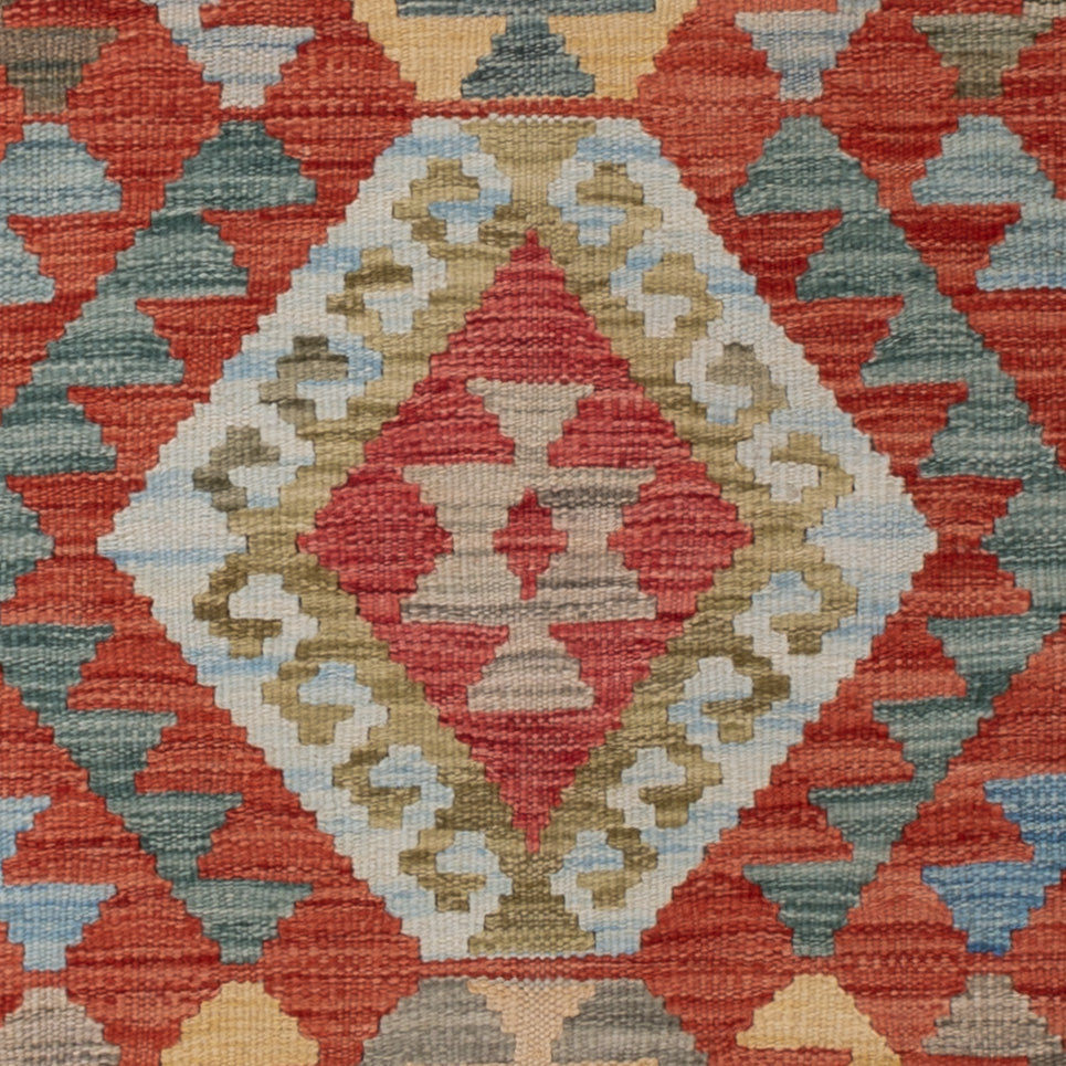 Kelim Teppich - Splash - 150 x 107 cm - bunt