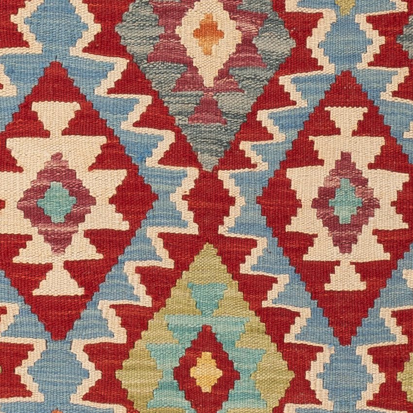 Kelim Teppich - Splash - 158 x 110 cm - bunt