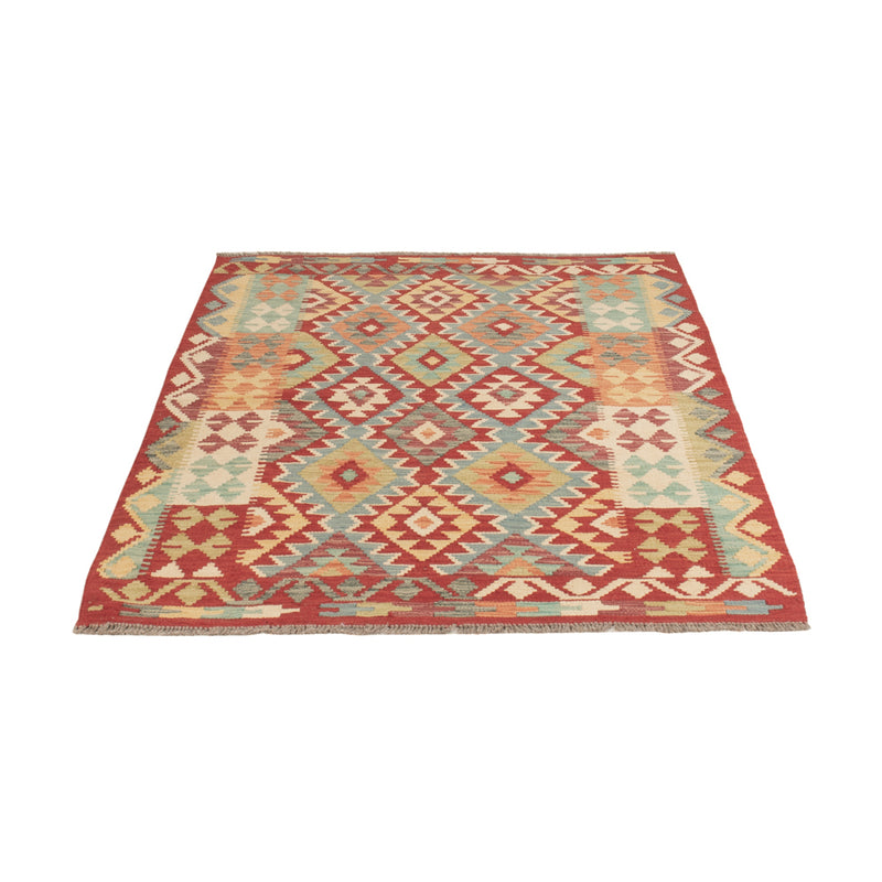 Kelim Teppich - Splash - 158 x 110 cm - bunt