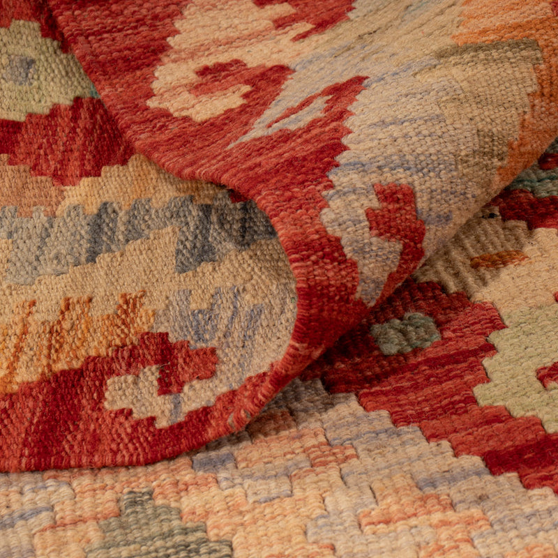Kelim Teppich - Splash - 139 x 102 cm - bunt