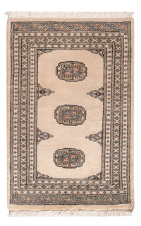 Pakistan Teppich - 94 x 61 cm - creme