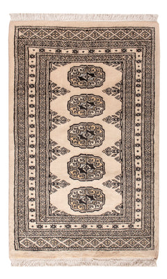 Pakistan Teppich - 96 x 61 cm - creme