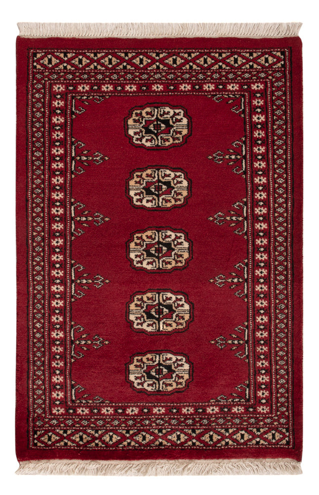 Pakistan Teppich - 90 x 61 cm - rot