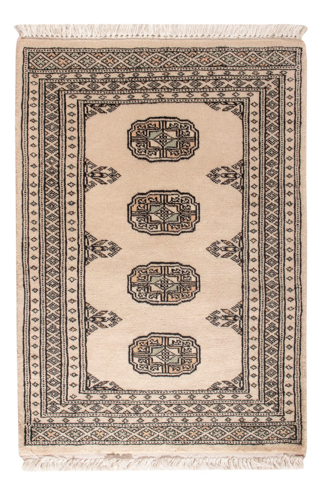 Pakistan Teppich - 89 x 62 cm - creme