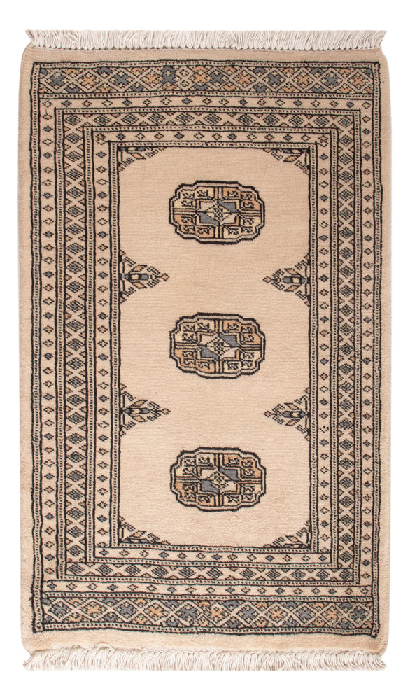 Pakistan Teppich - 93 x 60 cm - creme