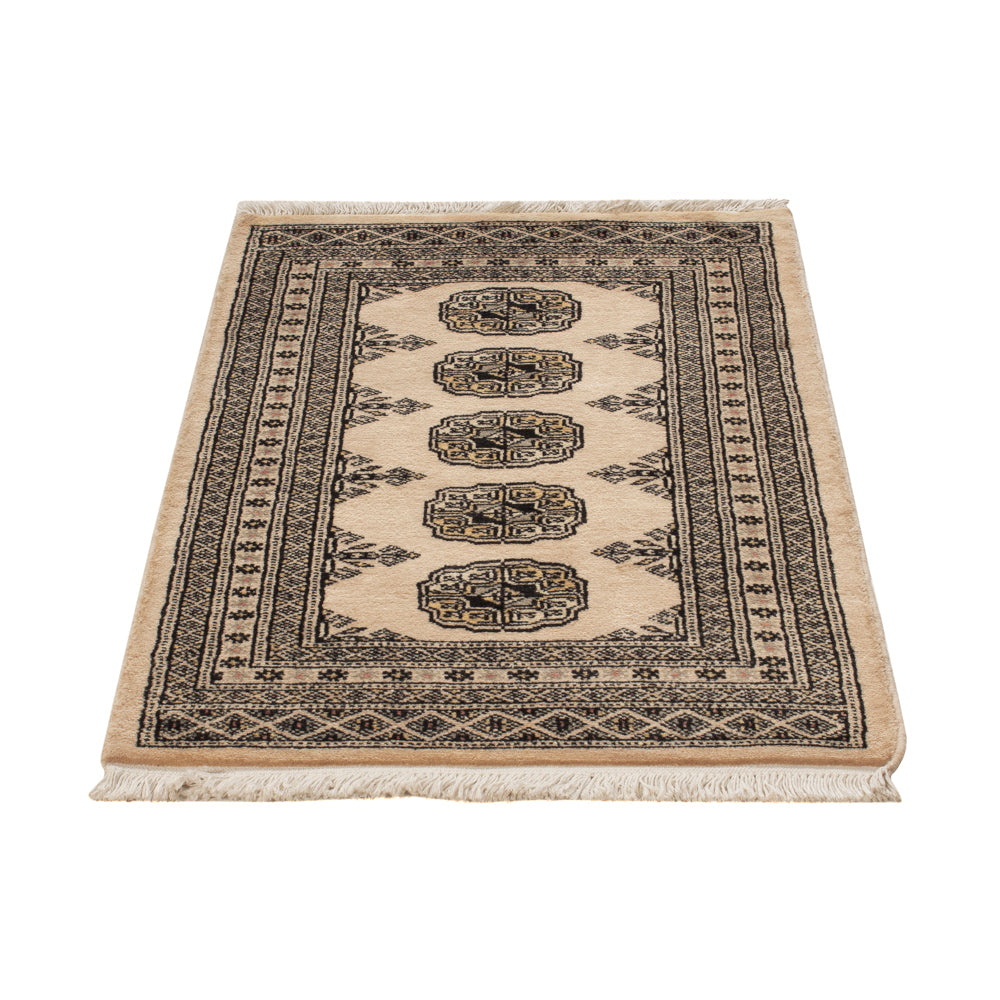 Pakistan Teppich - 94 x 62 cm - creme